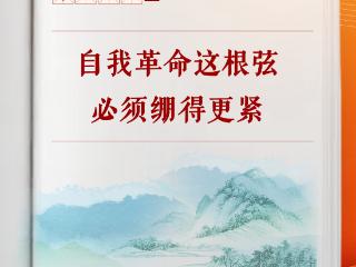 学习手记｜自我革命这根弦必须绷得更紧