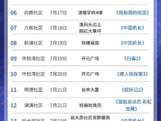 杭州这些地方，可以免费看电影