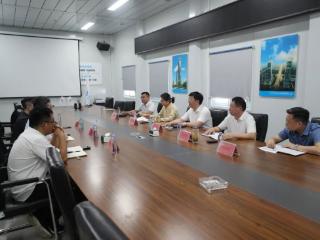 中建三局工程总承包公司山东公司到太白湖新区洽谈京杭大数据产业园项目