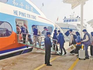 厦金航线客货运量上半年大增 单月客运最高突破14万人次