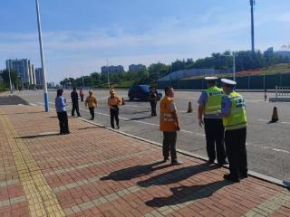 烟台高新区组织开展青荣城际铁路桥涵限高架被撞应急处置演练