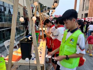 南沙区万顷沙镇：党建引领新风尚•垃圾分类共参与宣传活动