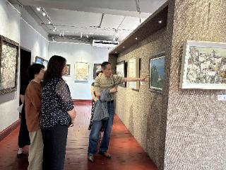 “琴屿微澜·第七种触觉——中国油画邀请展”在市南政协文史馆开幕