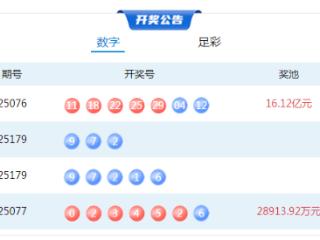 7月8日体彩中奖号码