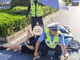 39℃热浪中，萧县辅警为受伤男子当 “人肉靠垫”获赞