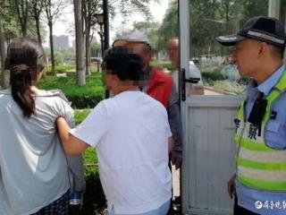 女孩热晕路旁，临清执勤交警暖心救助