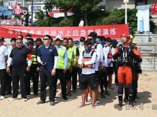 威海半月湾上演“硬核救援”大戏！