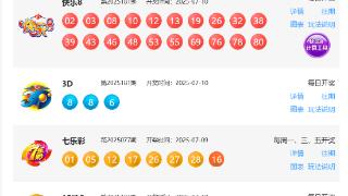 7月10日福彩中奖号码(图1)