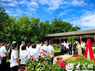 菏泽牡丹香透关公故里 晋鲁文化“顶流”牵手