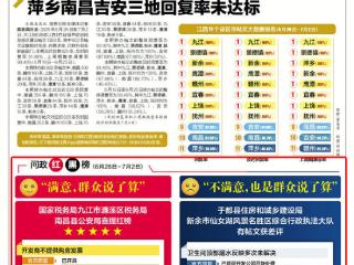 问政红黑榜(6月26日-7月2日)