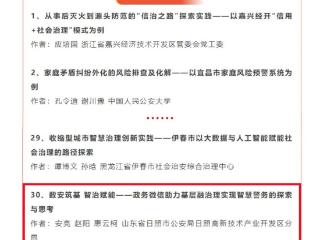 国家级奖项，日照高新公安两项目入选