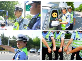 烈日灼身，乳山公安无惧“烤”验