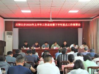 大津口乡召开2025年上半年工作总结暨下半年工作部署会