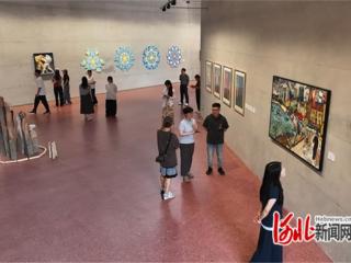 “岩语回响——艺术共栖计划”展览赞皇开幕