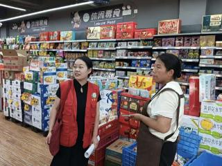 李营街道薛口社区开展“九小场所”消防安全隐患大排查行动