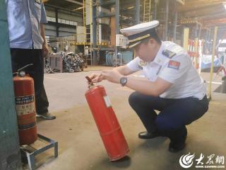 潍坊市昌乐县消防救援大队开展消防产品专项检查行动