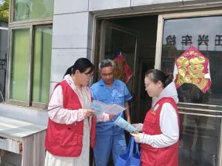 李营街道众鑫社区开展“珍爱生命、预防溺水”宣传活动
