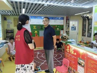 李营街道薛口社区开展校外培训机构消防安全专项检查