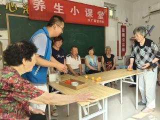 趣味活动强手脑，济阳街道草桥口社区开展养生小课堂