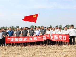 党旗闪耀麦浪间——山东重工护航大国粮安的“厚重”实践