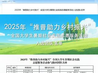 山东服装职业学院实践团队入选2025年全国大学生暑期社会实践志愿服务团队
