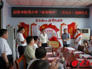 山东中医药大学“岐黄驿站百千万行动”泰安站活动在岱岳区中医医院（山口镇卫生院）成功举办