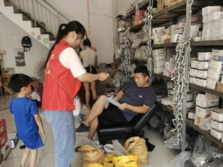 安居街道豪德园区开展防溺水宣传活动