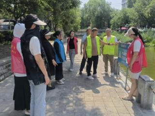 济阳街道南门社区开展“溺水无情，防范先行”宣传活动