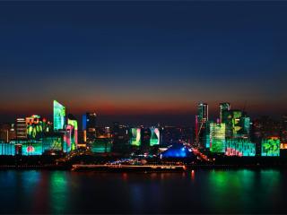 万物并秀，夏涌生机 “夏”主题灯光秀点亮活力杭城