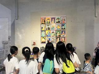 创意名画作品引关注 光谷四小亮相艺术展