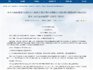 中农立华子公司因出口农药产品申报不实被罚8.9万元