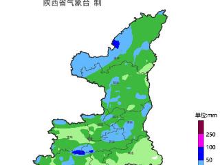 7月18日夜间至19日陕西有大范围降水伴有强对流 部分地方有大到暴雨
