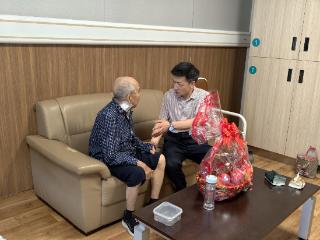 南京市溧水区开展八一走访慰问在乡老复员军人活动