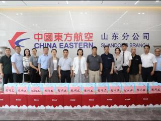 夏日送清凉！山东省交通工会慰问东航山东分公司一线员工