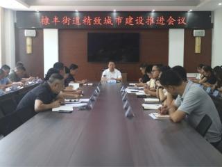 无棣县棣丰街道召开精致城市建设推进会议
