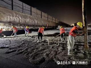 烟台莱山观海路下沉立交预计10月底通车