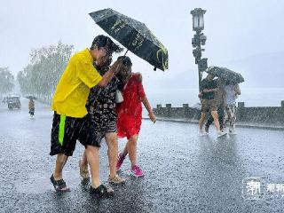 台风“韦帕”逼近 这个双休雨水在浙江“加班”