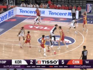 女篮亚洲杯|5人得分上双，中国队101：66双杀韩国，获季军