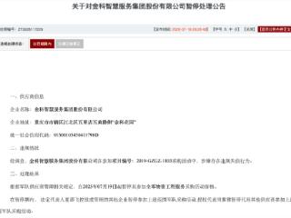金科智慧服务集团股份有限公司被暂停军采资格