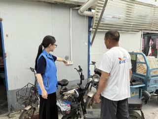 安居街道古月新苑开展“安全用电，你我同行”宣传活动