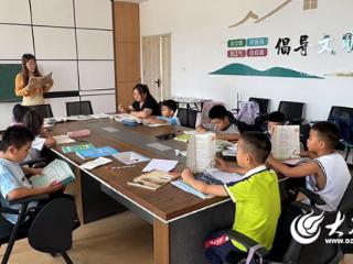 垦利区胜坨镇：胜德社区“萤火虫学堂”顺利开课