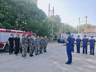 阳信县消防救援大队在流坡坞镇成功举办阳信西部专职消防队培训班