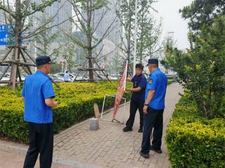 崂山区开展户外广告设施安全专项整治行动