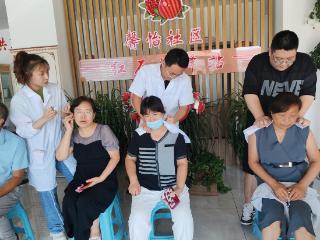 无棣县棣丰街道：中医义诊进社区 民族团结健康行