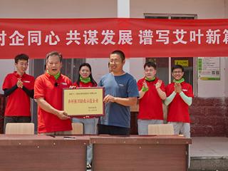 沂蒙山飘出艾草香，泰奉药材千万订单助农奔小康