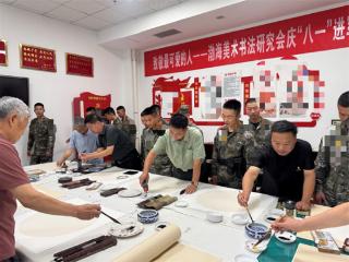 博兴县“墨香润军营 文化铸军魂”书画进军营活动圆满举行