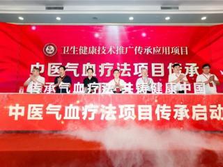 国家卫生健康技术传承项目：中医气血疗法项目传承正式启动