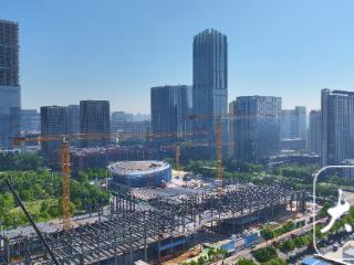 安徽省内率先！中国科大科技商学院项目启用第三代无人塔吊技术建设