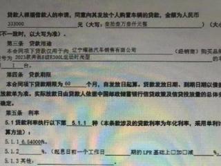 贷款买车引发的糟心事
