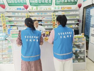 济阳街道柳行社区开展“社区进商户、反邪入人心”宣传活动